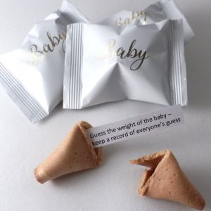 baby shower fortune cookies