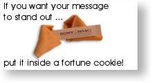 promotional fortune cookie