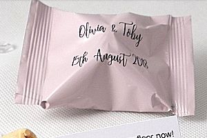 personalised wedding fortune cookies